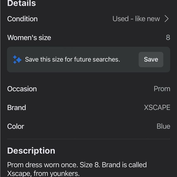 Prom Dress - Picture 5 of 5